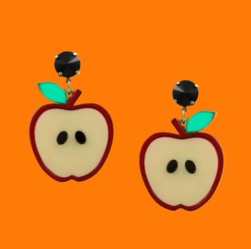 Apple Drop Earrings