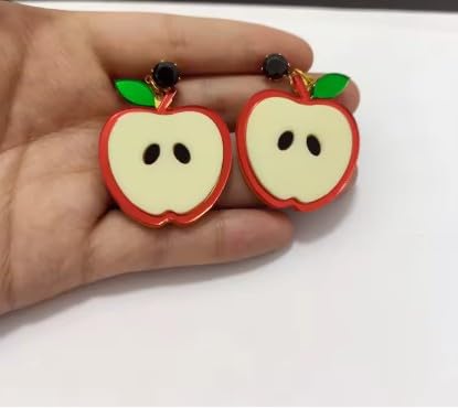 Apple Drop Earrings